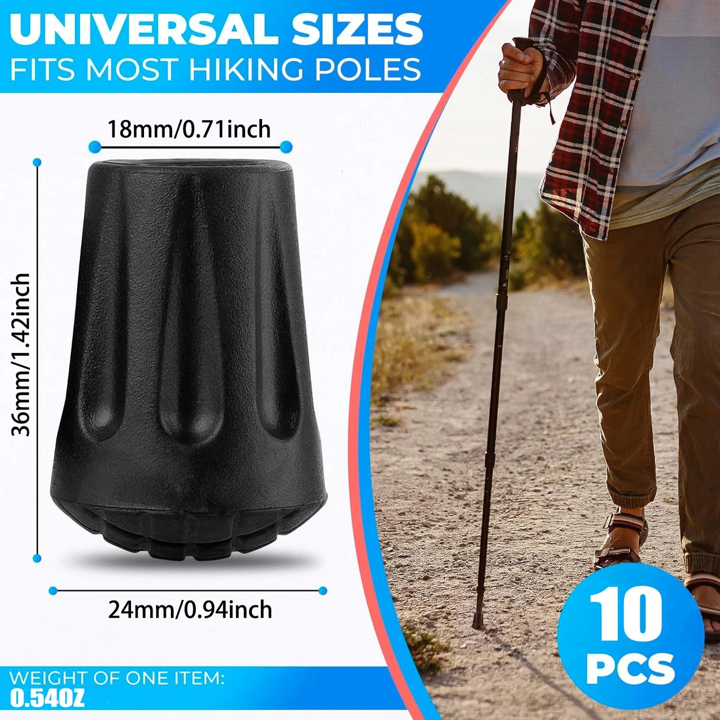 Summit & Co Trekking Pole Tip Protectors