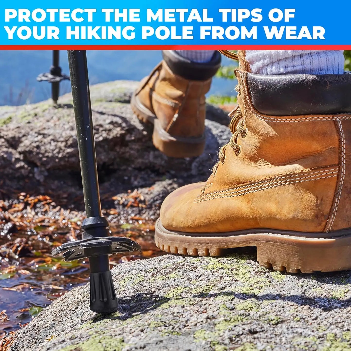 Summit & Co Trekking Pole Tip Protectors